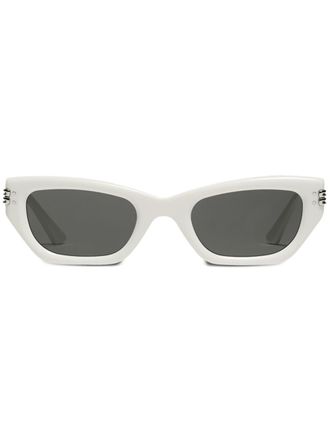 Gentle Monster Zonnebril met rechthoekig montuur - Wit