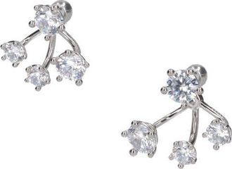 Panconesi Constellation Silver-Plated Crystal Earrings
