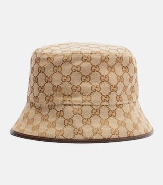 Gucci Sombrero de pescador de lona GG