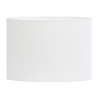 Light & Living Pantalla de lámpara - Livigno - blanco - textil - Light&living