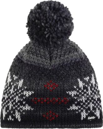 Eisbär Ike Pompon Mütze - Unisex | schwarz/grau