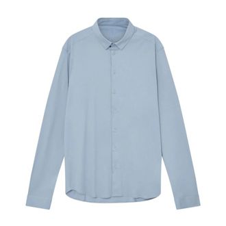 Mos Mosh MMGMarco Jersey Shirt - Heren - Casual Overhemden - Blauw - M - Katoen - Overhemden