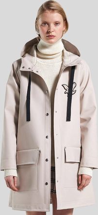 Lyle & Scott Womens Stutterheim Mosebacke Jacket - Yellow - Yellow/White Rubber - Size X-Small