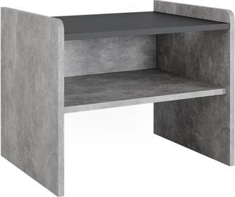 Vicco Banco de comedor Roman, Hormigón/antracita, 53.5 x 41.1 cm, Vicco