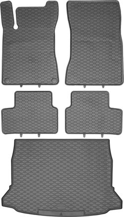 OEM Juego De Alfombrillas De Goma Para Coche Y Maletero Para Mercedes Clase A W177 Hatchback A Partir De Mayo De 2018