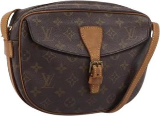 Louis Vuitton Pre-owned Monogram Canvas Shoulder Bag - Dames - Vintage Schoudertas - Bruin - ONE Size - Leer - Vintage