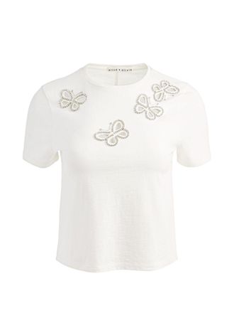 Alice & Olivia Maglietta ritagliata Alice + Olivia Cindy