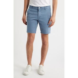 34 Heritage Arizona Slim Fit Flat Front Chino Shorts in Blue Ashes Twill at Nordstrom Rack, Size 31