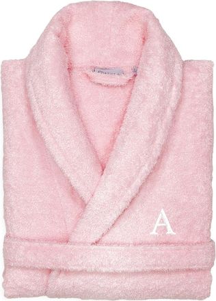 Linum Home Textiles Monogrammed Small/Medium Terry Bathrobe, (A-Z)