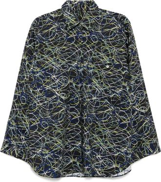 JNBY Camicia con stampa grafica - Nero