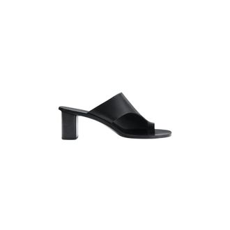 ATP Atelier Heeled Mules, female, Black, Size: 11 US Rosate Heeled Sandal