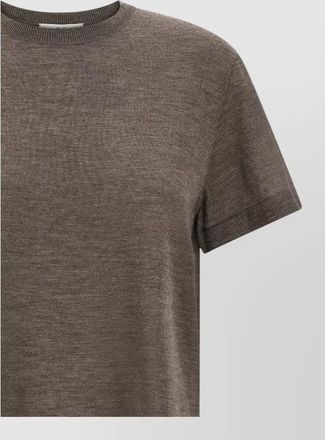 Co cashmere fine-knit short-sleeve t-shirt