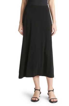 Vince Pull-On Midi Skirt in Black at Nordstrom Rack, Size X-Large