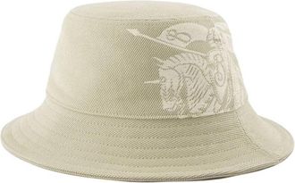 Burberry Twill Bucket Hat - unisex - Hoeden - Beige - XS - Katoen - Accessoires