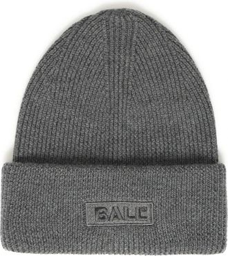 Ball Donkergrijze Beanie Accessoire - Dames - Hoeden - Grijs - ONE Size - Wol - Accessoires