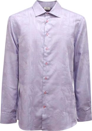 Etro Hombre, Camisas, Púrpura, Talla: L