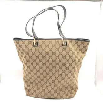 Gucci Brown Gg Canvas Tote Bag (Pre-Owned)