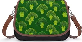 Generic Broccoli Pattern Fashion Womens Crossbody Bags Novelty Handbag Shoulder Bag Purse
