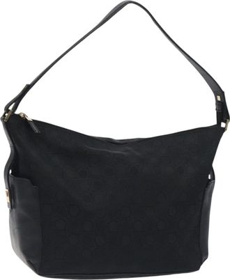 Ferragamo Gancini Shoulder Bag Canvas Canvas Shoulder Bag Bag (Pre-Owned)