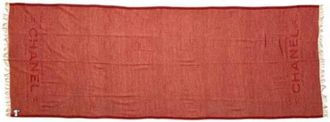 Chanel Pre-owned Stole - Dames - Vintage Accessoires - Rood - ONE Size - Kasjmier - Vintage