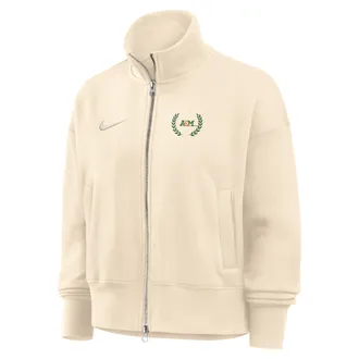 Nike Womens College (Florida A&M University) Nike Womens Phoenix Fleece Track Jacket in Brown | ZW052NFAMU26-NAT