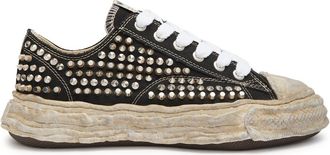 Miharayasuhiro Peterson 23 Studded Canvas Sneakers - Black - 43 (IT43 / UK9)