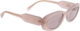 Miu Miu Gafas de sol rectangulares MU - Accessories - Mujer - Gris - ONE SIZE
