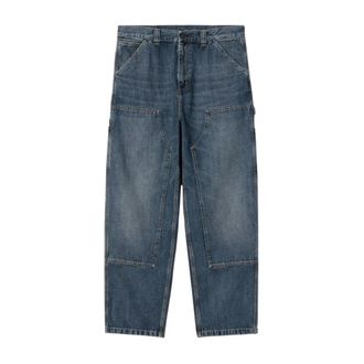 Carhartt Work in Progress Carhartt Wip, Loose-fit Jeans, male, Blue, Size: M Straight Jeans