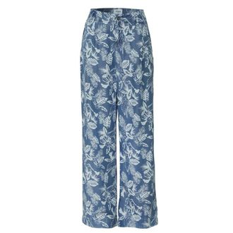Toni Dames, Broeken, Blauw, Maat: XS Leer
