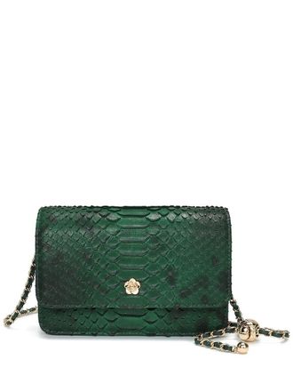 Tiffany & Fred Python-Embossed Leather Crossbody