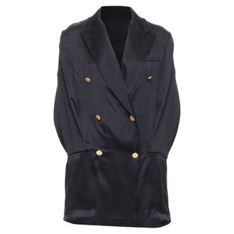 Maison Margiela tucked sleeve blazer dress