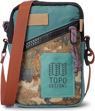 Topo Designs Mini Shoulder Bag Cross Body Handbags Sea Pine/Blur Camo, Nylon