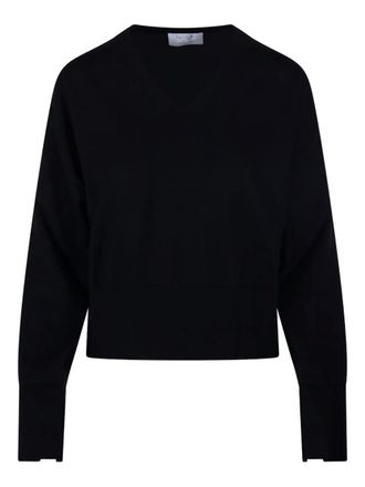 Daniele Fiesoli v-neck sweater - women - Fabric - M - Black