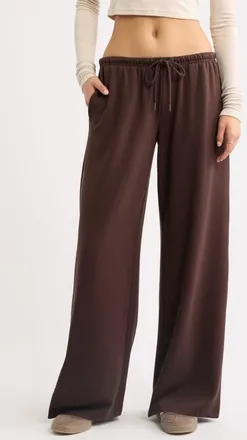 BP. Narrow Waistband Baggy Wide Leg Sweatpants in Brown Coffee at Nordstrom, Size Xx-Small