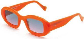 Retro Superfuture TUTTO BLACK WT4 Mens Sunglasses Orange Size 50