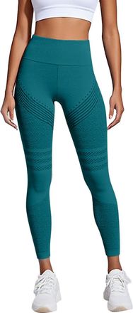 Generic High Waisted Leggings For Women Compression Buttery Soft Elastic Opaque Tummy Control Cotton Leggings Plus Size Workout Running Gym White Pink Black Y