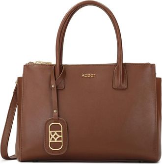 Kazar Dominica M Handbag - Dames - Handtassen - Bruin - ONE Size - Leer - Tassen