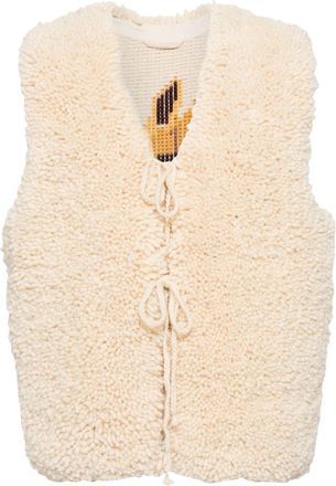 Bode Pony Tapestry wool vest - men - Wool - M - Neutrals