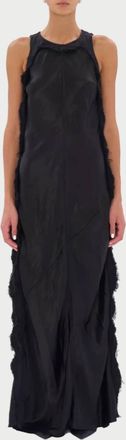Haikure Toto Satin Bull Maxi Dress In Carbon