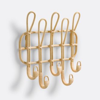 La Redoute Interieurs Wandkapstok 5 dubbele haken in rotan, Miya