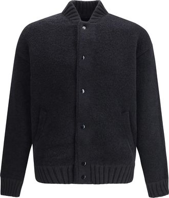 Laneus Wool Bouclé Bomber