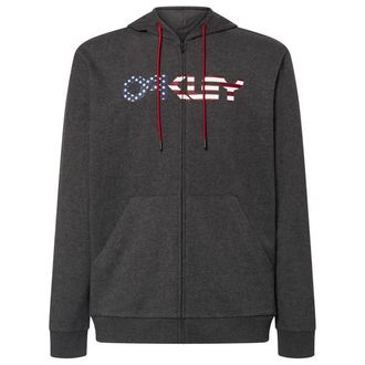 Oakley Teddy Full Zip Hoddie Sweat- & Trainingsjacke f&uuml;r Herren | grau