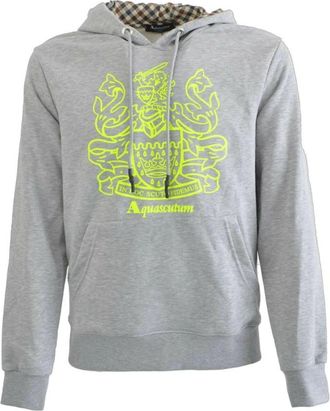 Aquascutum Hoodies & sweatvesten, Heren, Grijs, 2Xl, Katoen, Hooded Sweatshirt