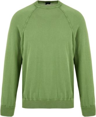 Drumohr Groene Sweaters voor Heren - Heren - Sweatshirts - Groen - XL - Hoodies & sweatvesten