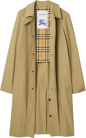 Burberry Jas met enkele rij knopen - Beige