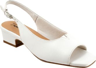 Trotters Dawn Slingback Sandal in White at Nordstrom, Size 10.5