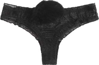 Generic Underwear Women Cotton Ladies Knickers briefs sexy panties for women uk Lace Mesh Cotton Thongs Panties Sexy Rabbit Tail Waist Female Underpants Panty