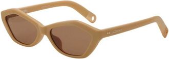 Jacquemus Sunglasses, female, Yellow, Size: ONE SIZE Bambino Sunglasses