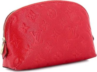 Louis Vuitton Cosmetic Monogram Empreinte Leather pouch - Rosso