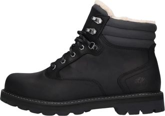 Timberland Heren Boots Britton Road Mid Lace Up - Heren - Veterlaarzen - Zwart - 42 EU - Wol - Schoenen